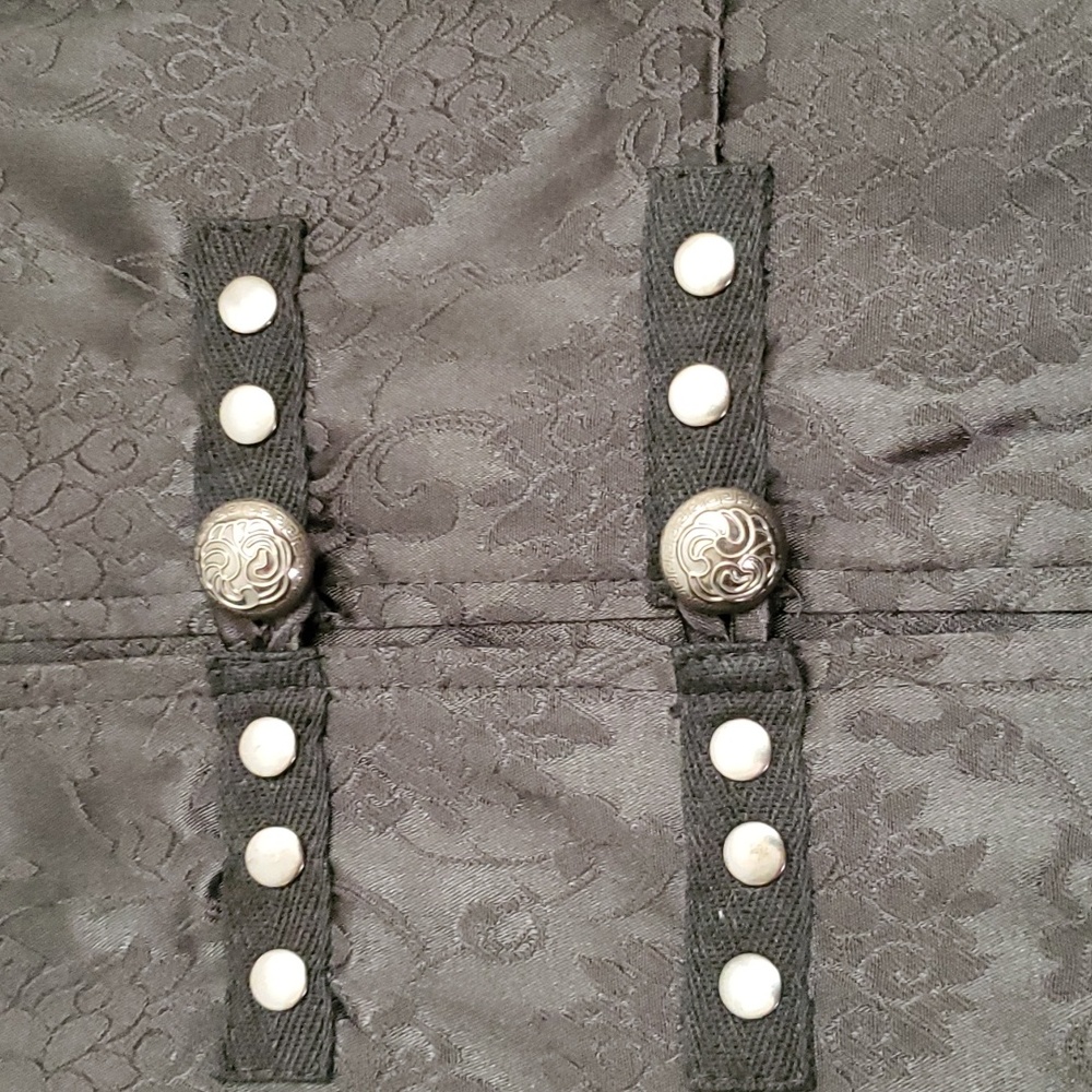 Like New Heart & Rose Brocade Coat - Picture 7 of 16